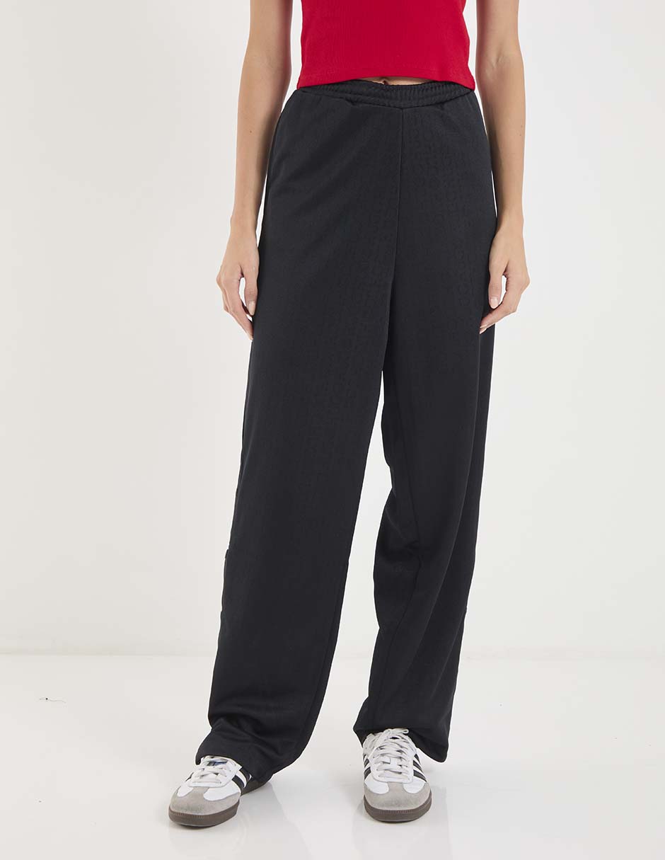 Pants straight con elástico para mujer