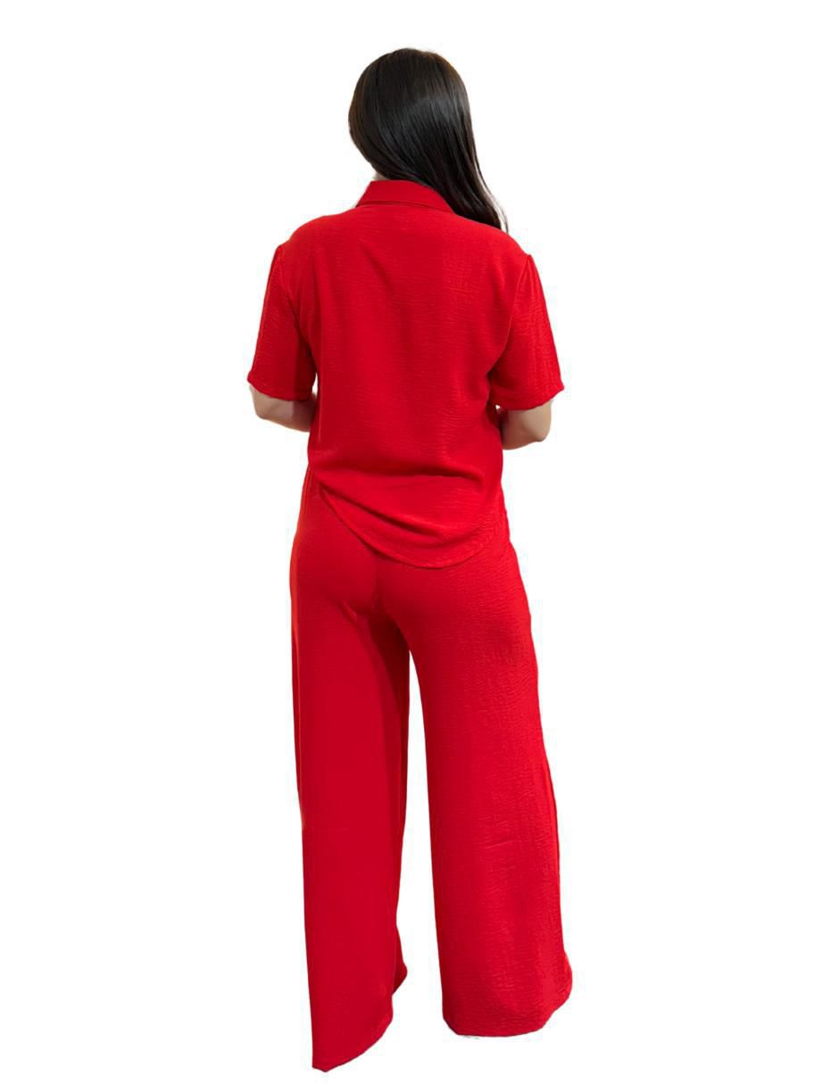 Conjunto casual yaretni moda sin familia ni coleccion "de" algodón y poliéster "para" mujer 2 piezas
