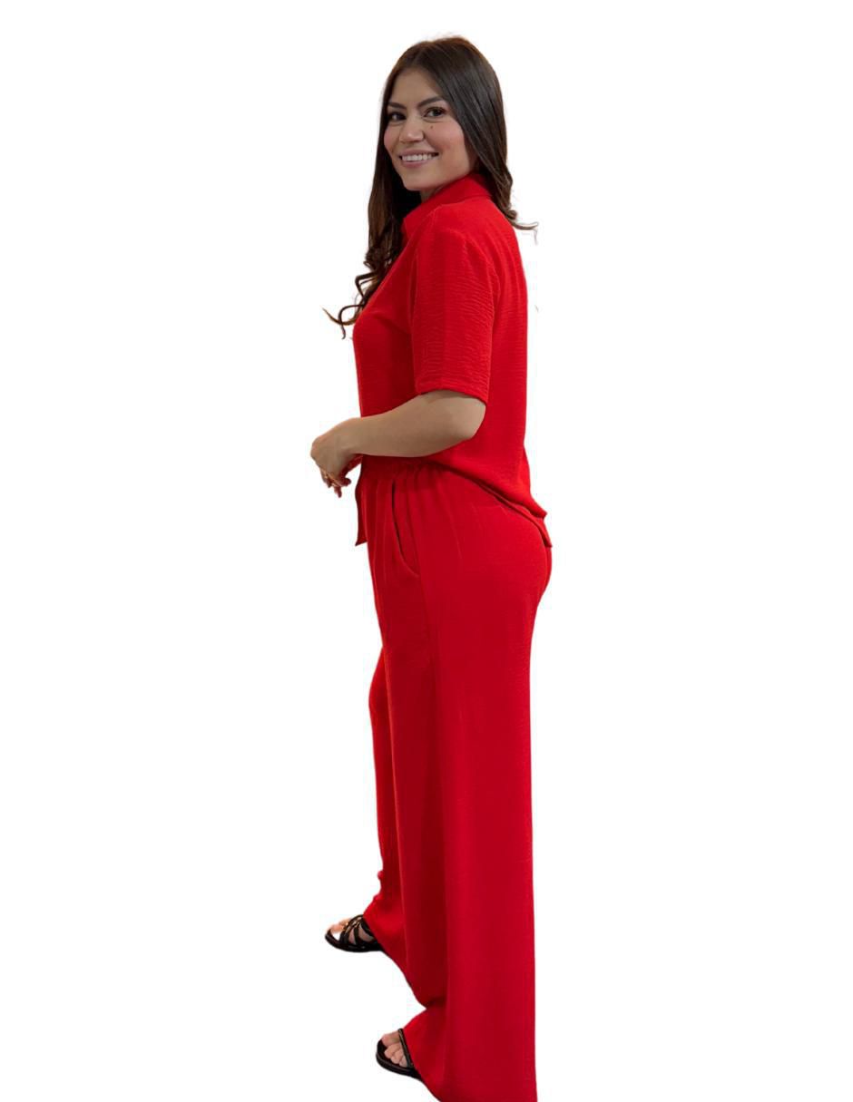 Conjunto casual yaretni moda sin familia ni coleccion "de" algodón y poliéster "para" mujer 2 piezas