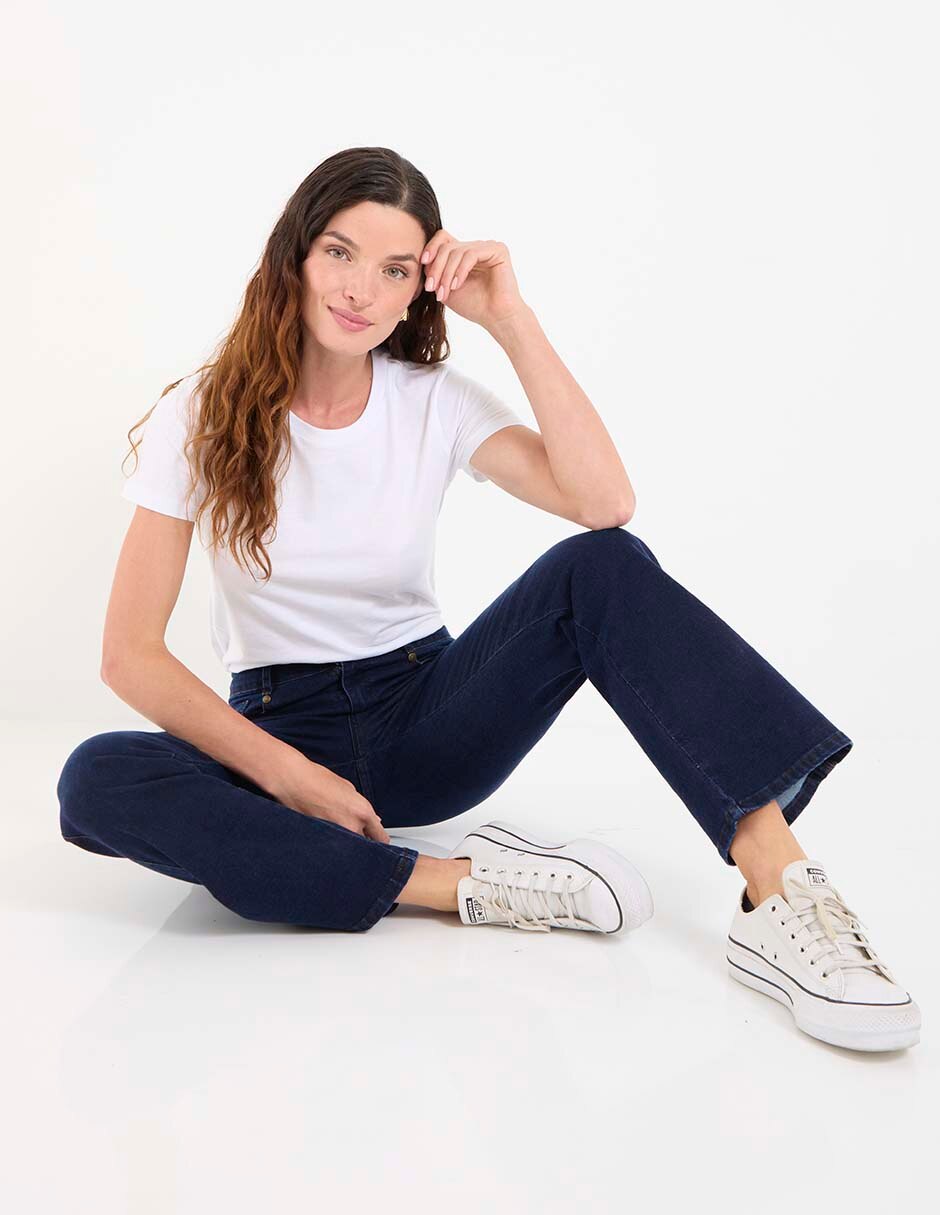 Jeans straight para mujer 5