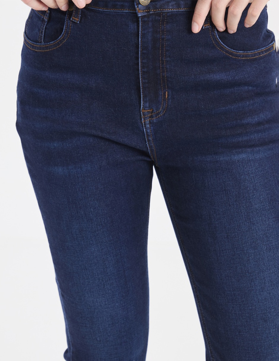 Jeans straight para mujer 4