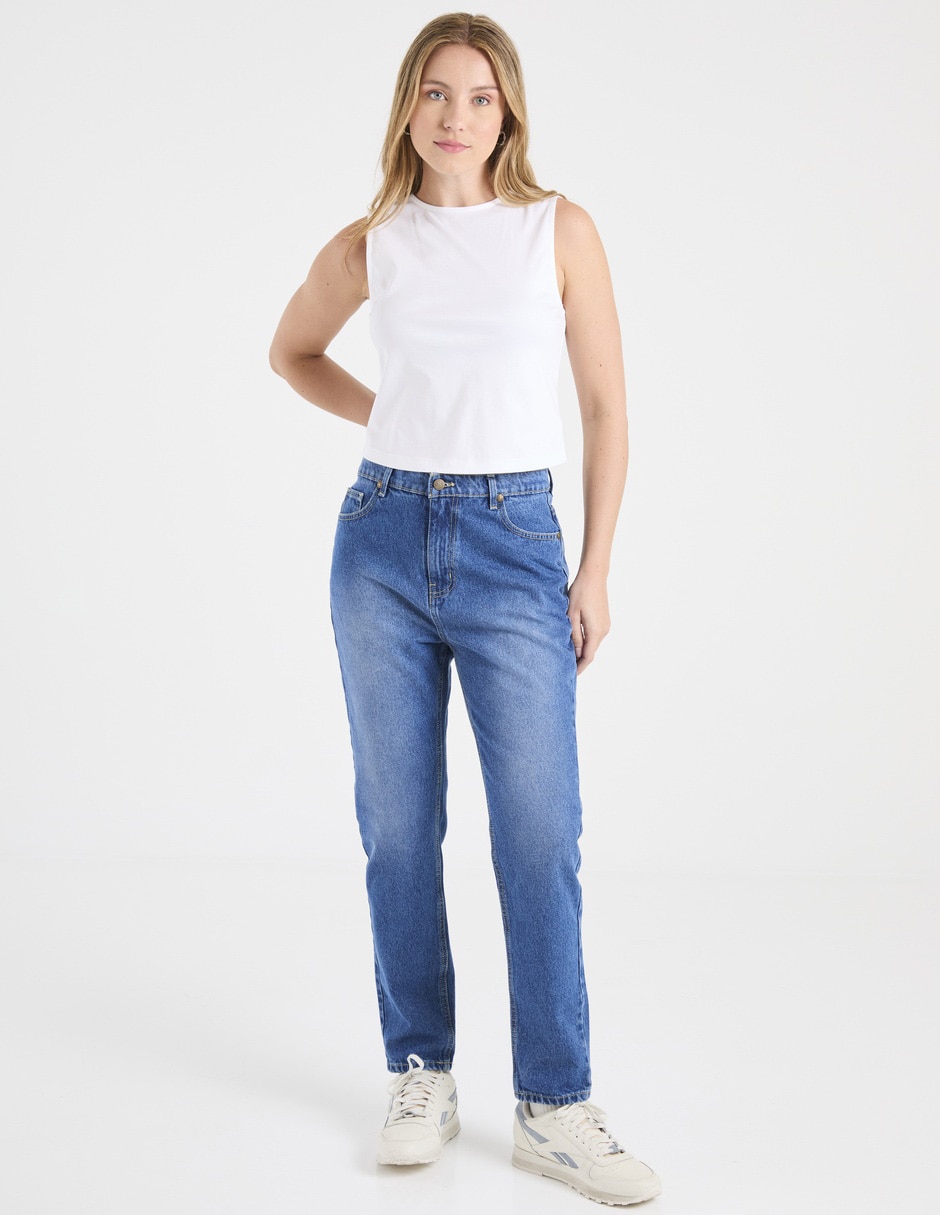 Jeans straight para mujer 3