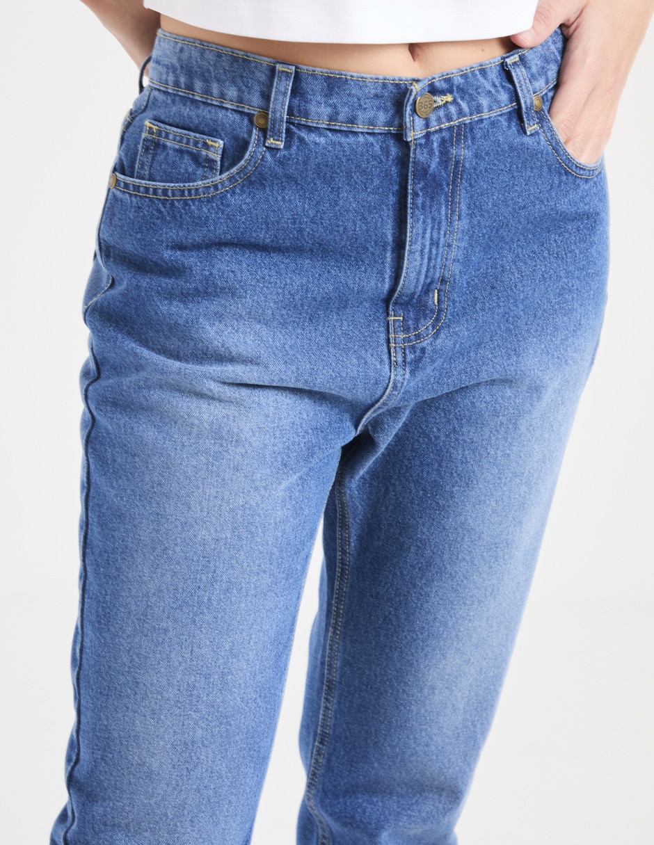 Jeans straight para mujer 4