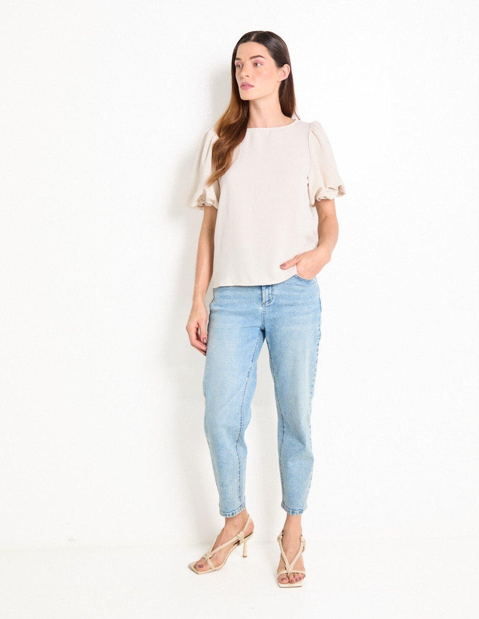 Blusa manga corta para mujer 3