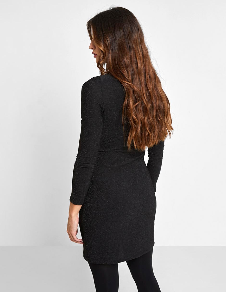 VESTIDO AMANDINE IA20CK LIS, CH, NEGRO
