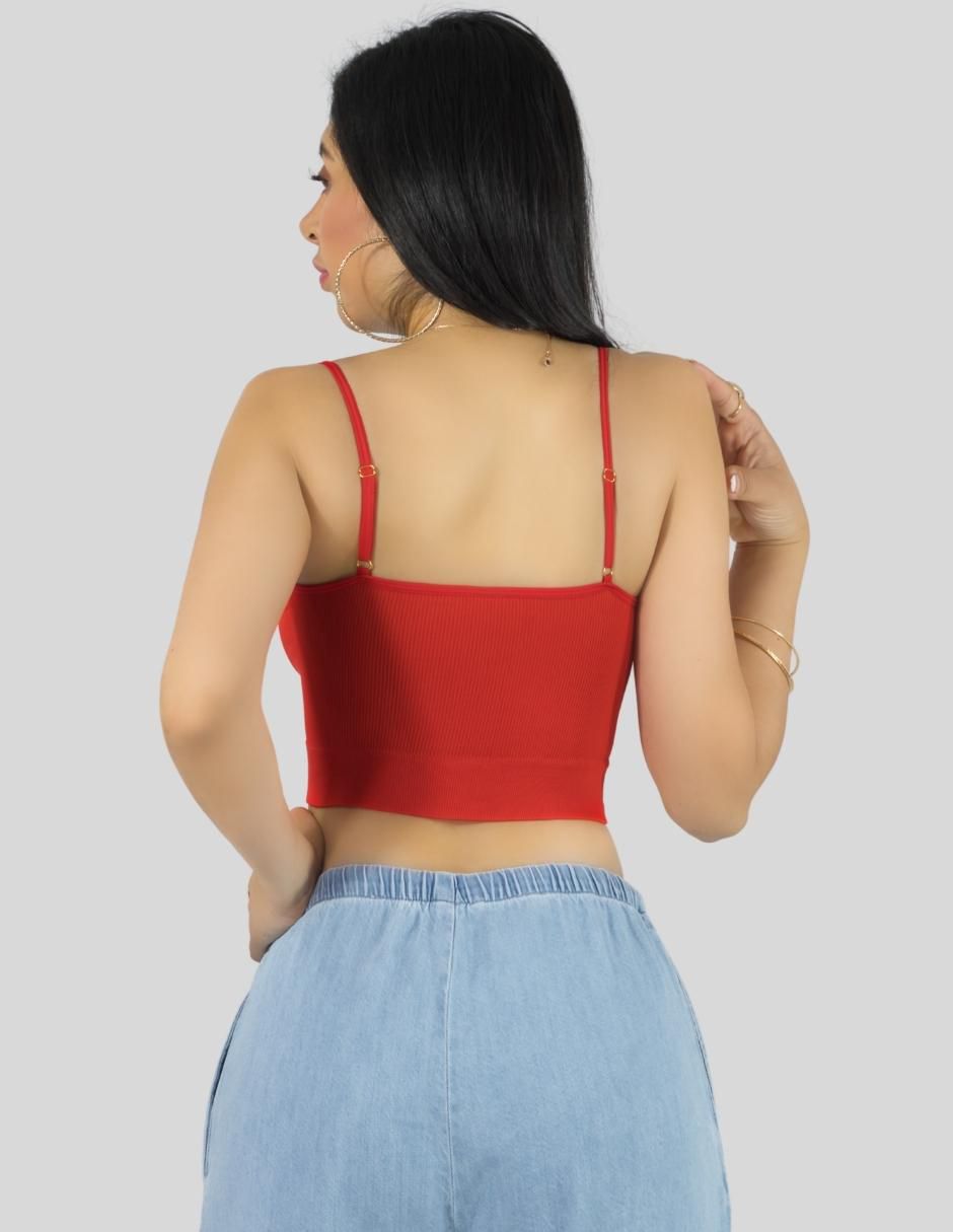 Set top escote cuadrdo tirante ajustable 3