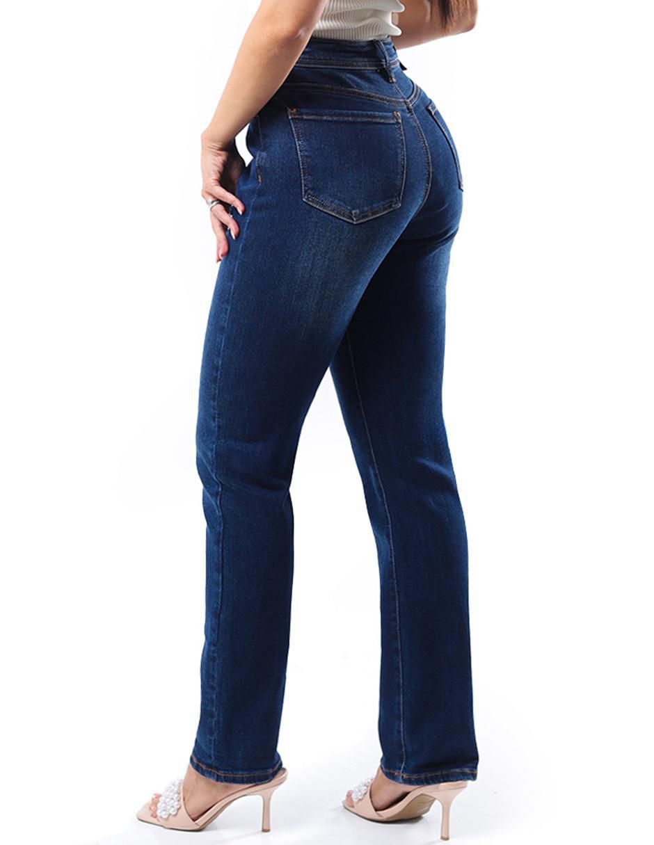 Jeans straight para mujer 2