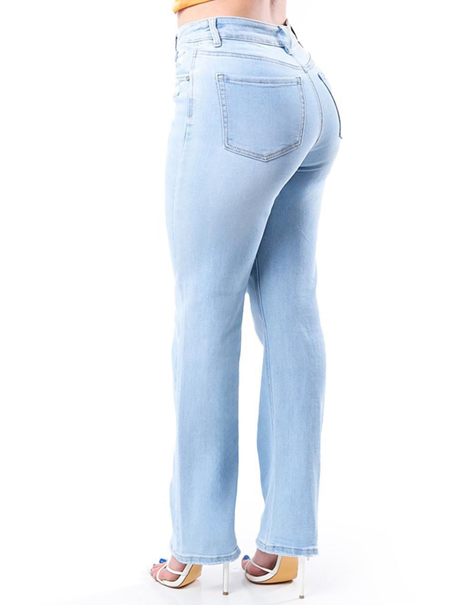 Jeans straight para mujer 2