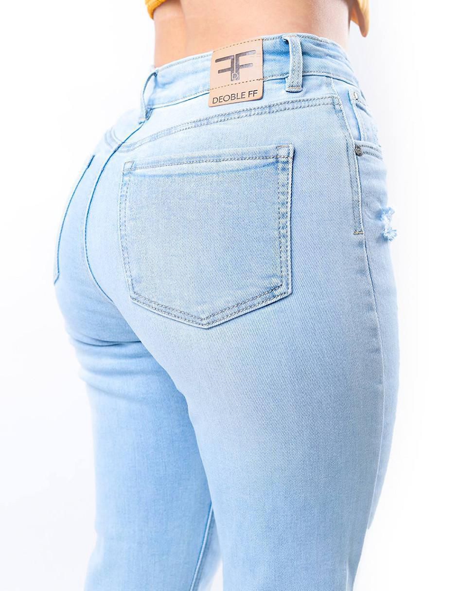 Jeans straight para mujer 3