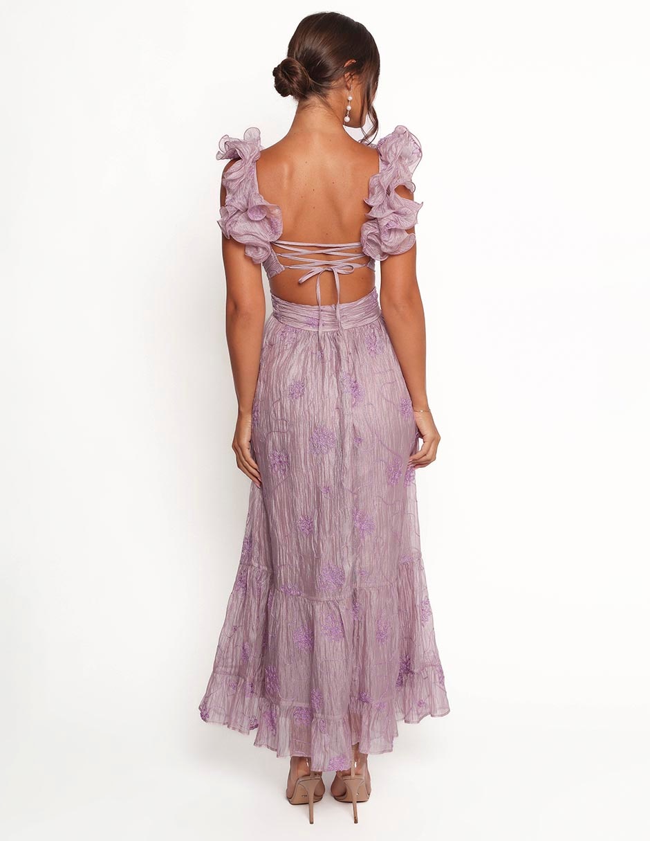 Vestido crop de fiesta espalda cruzada 4