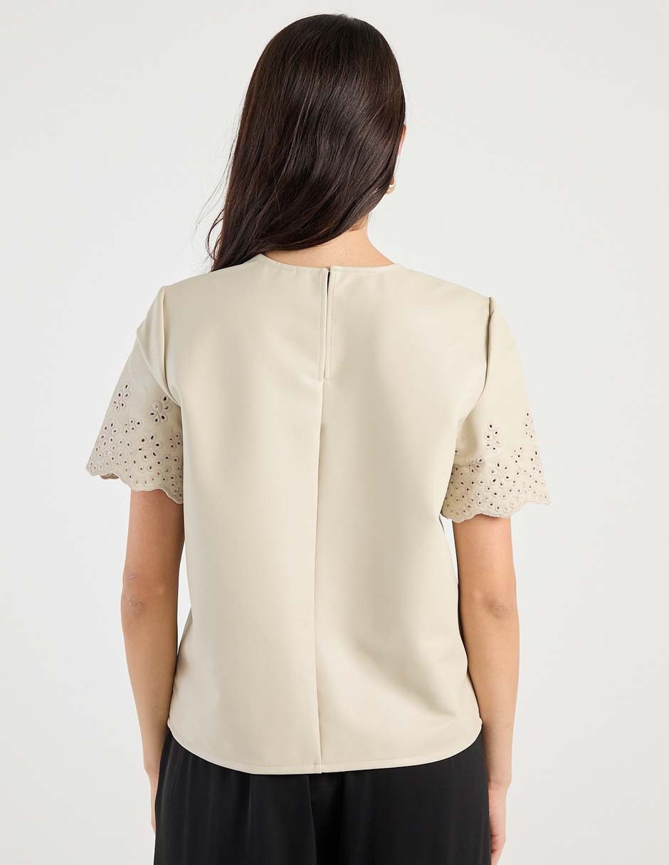 BLUSA VERO MODA 10321835 P, XCH, BEIGE