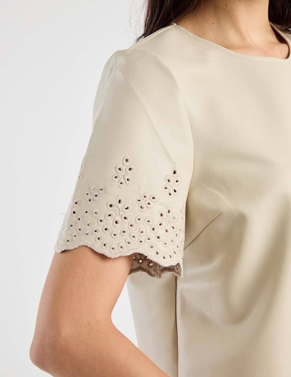BLUSA VERO MODA 10321835 P, XCH, BEIGE