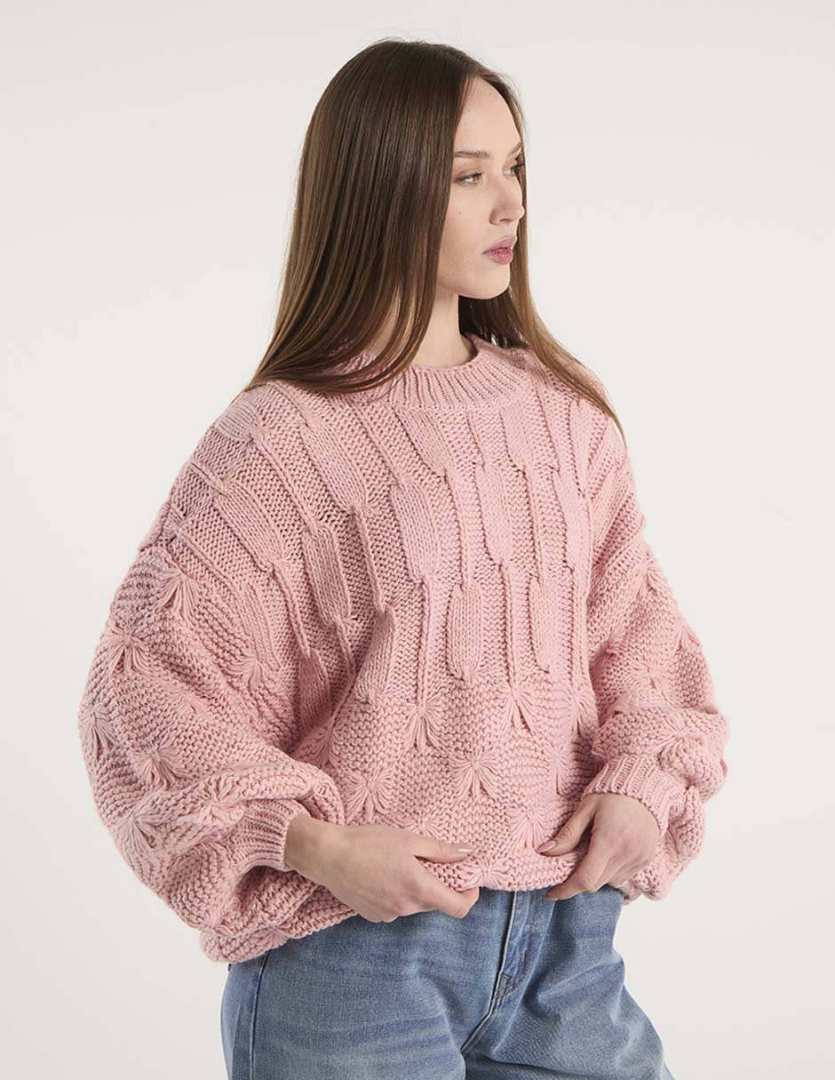 Suéter cuello redondo para mujer Suéter cuello redondo para mujer