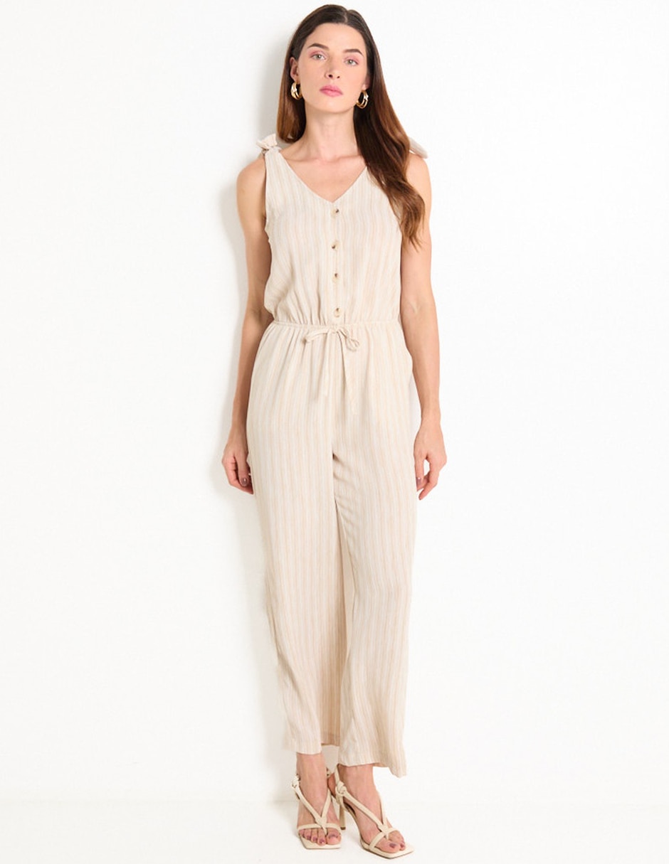 Jumpsuit estampado a rayas para mujer Jumpsuit estampado a rayas para mujer