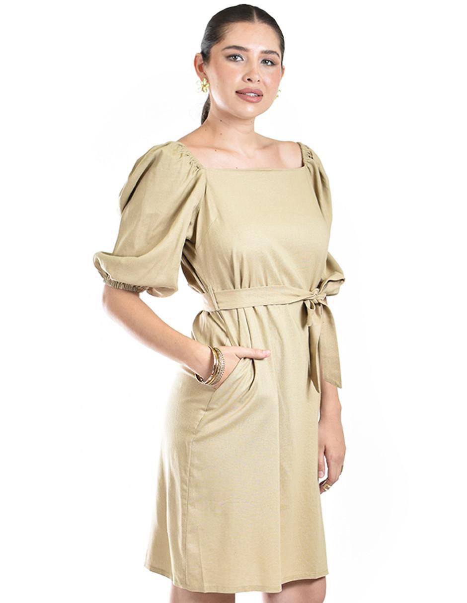 Vestido a la rodilla casual para mujer 2