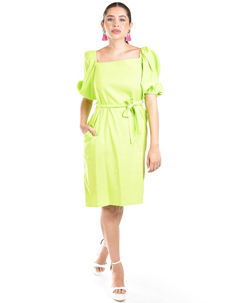 Vestido a la rodilla casual para mujer 4