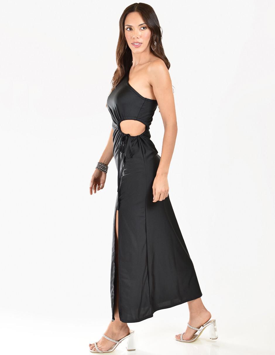 Vestido midi de fiesta escote medio 2