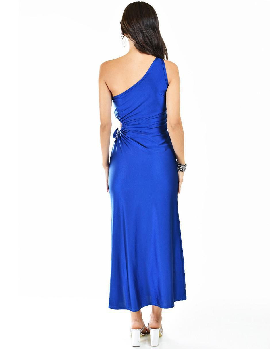 Vestido midi de fiesta escote medio 3