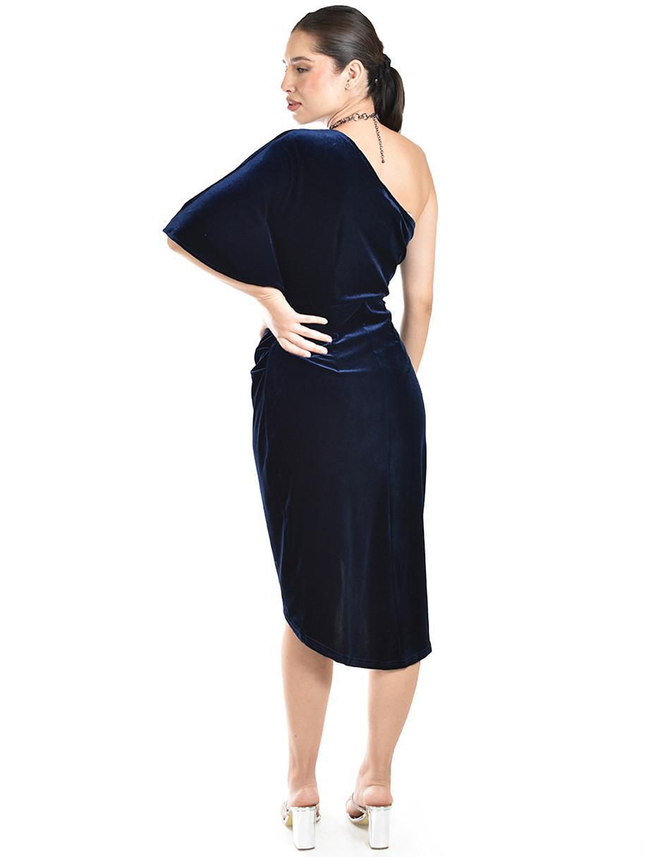 Vestido a la rodilla de fiesta escote medio 3