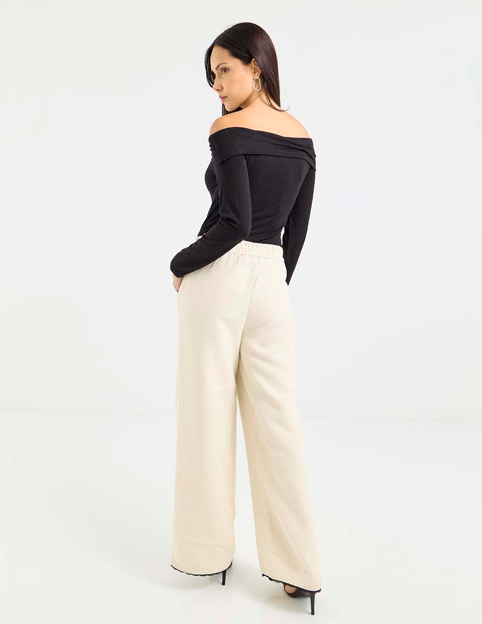 Pantalón relaxed amplio para mujer 2