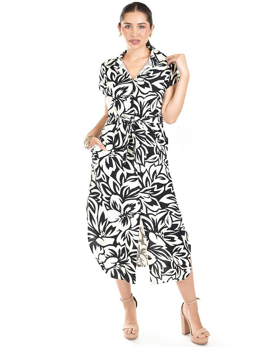 Vestido midi casual para mujer