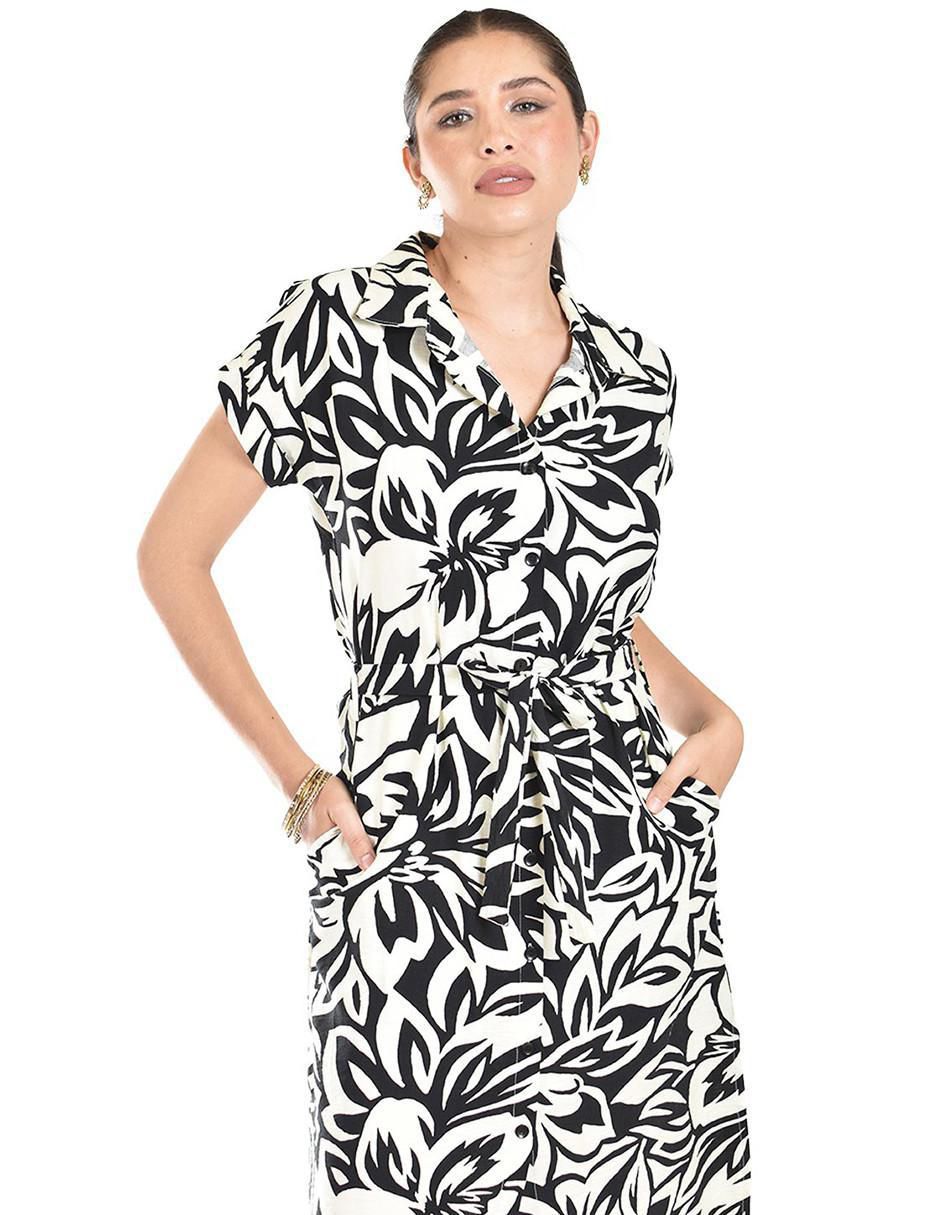 Vestido midi casual para mujer 4