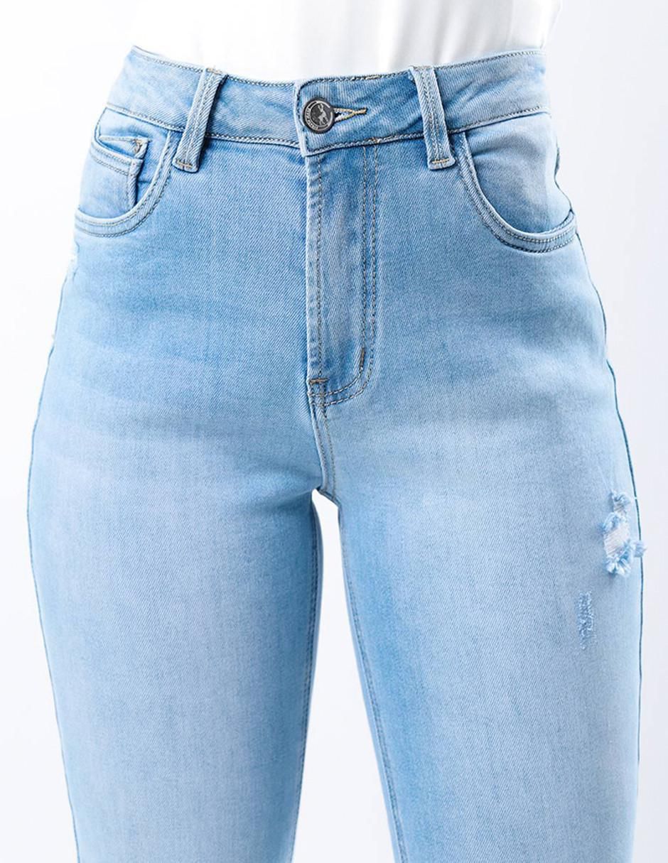 Jeans straight para mujer 3