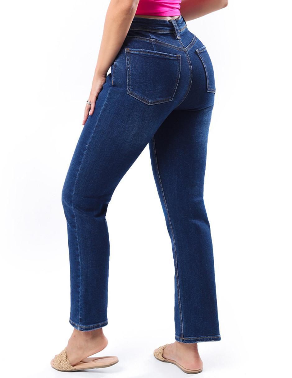 Jeans straight J-Dff-1686-Dark para mujer 2