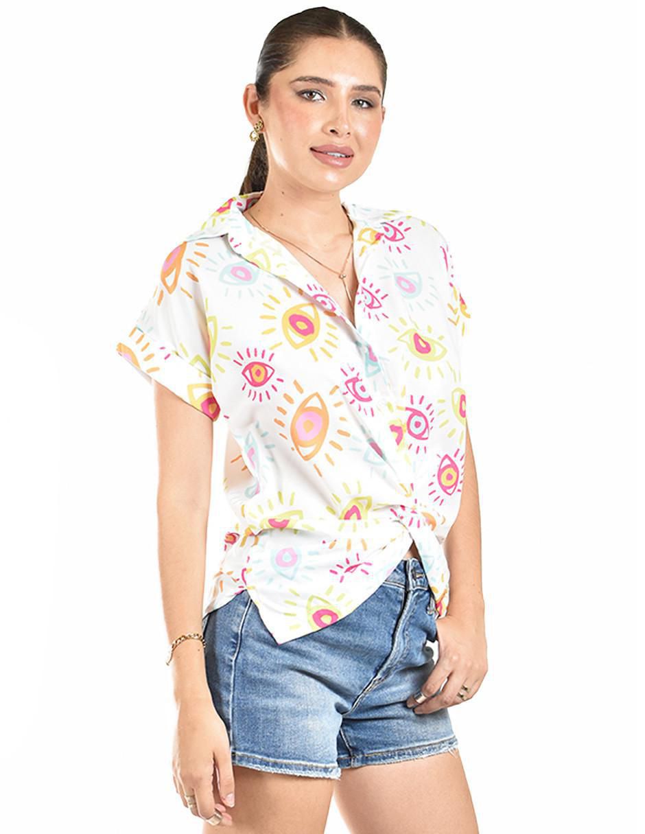 Blusa manga corta para mujer 2