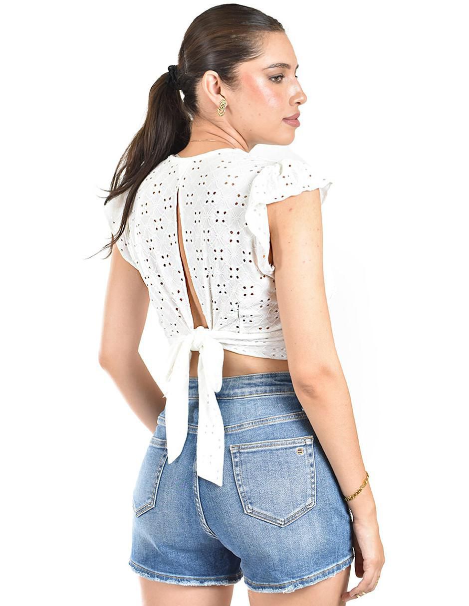 Blusa manga corta para mujer 3