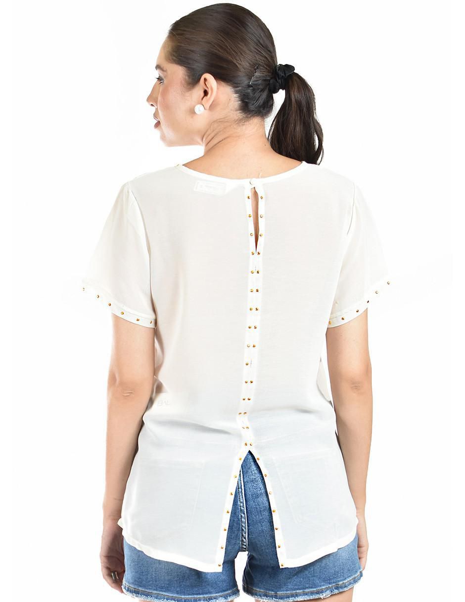 Blusa manga corta para mujer 3