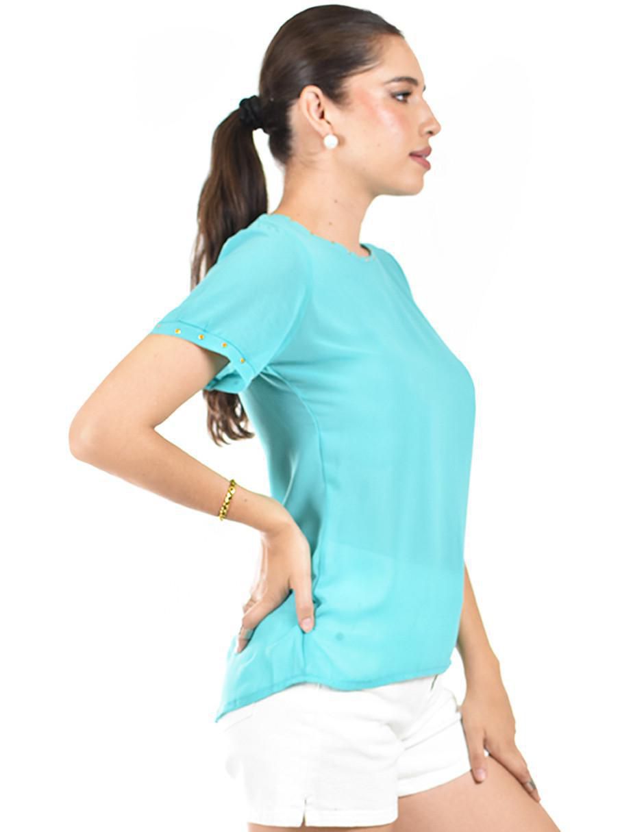 Blusa manga corta para mujer 2