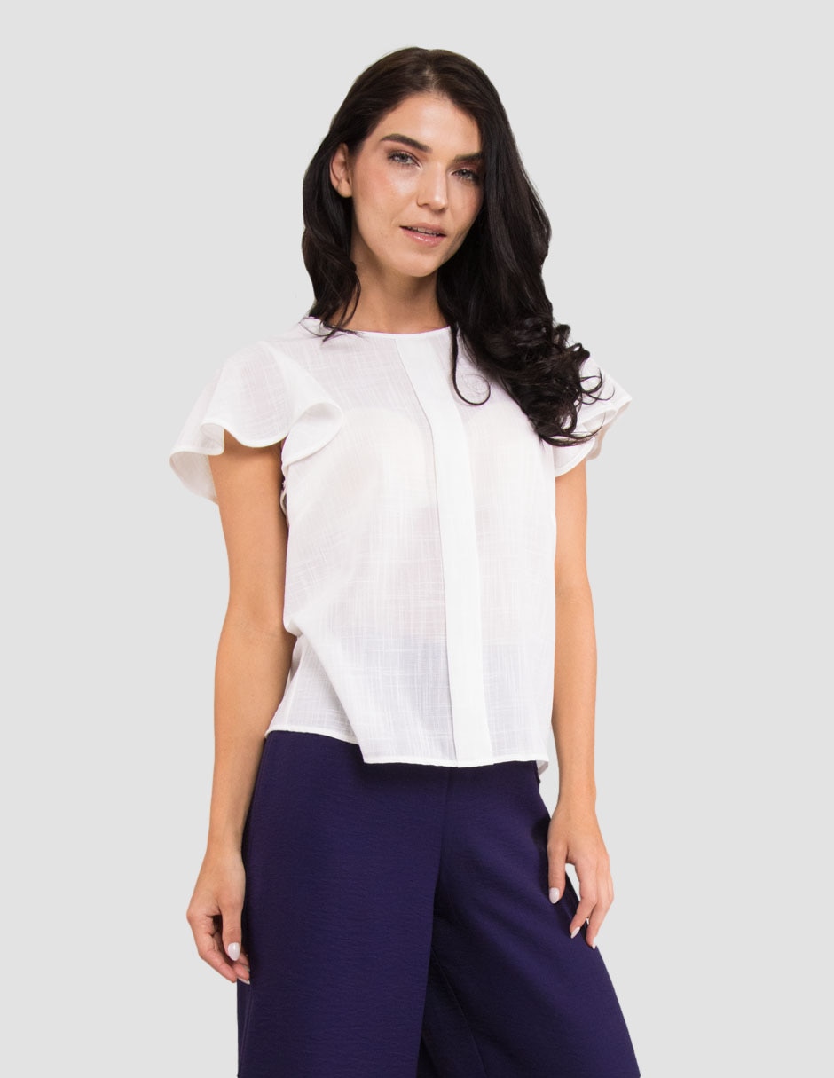 Blusa manga corta para mujer 3