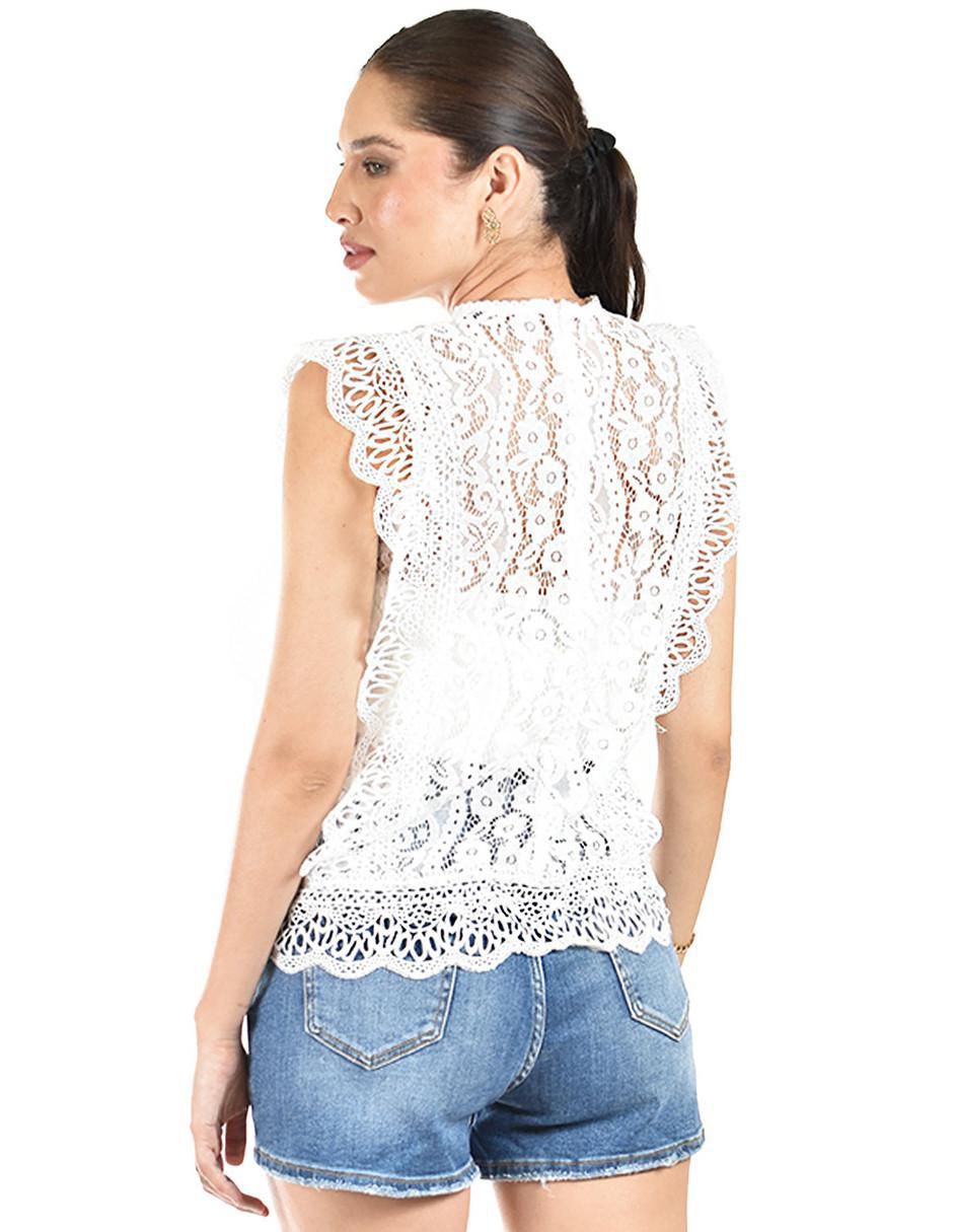 Blusa manga corta para mujer 3