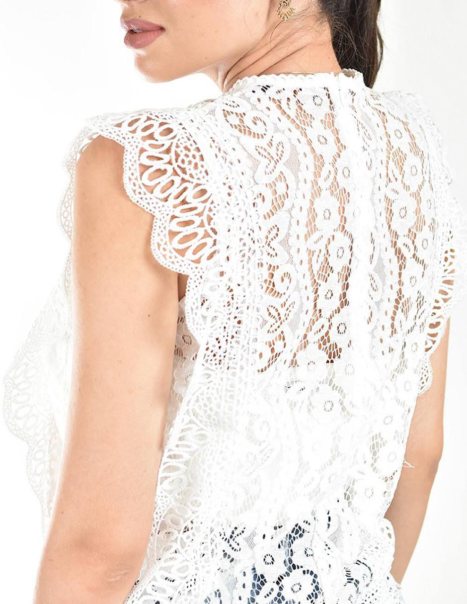Blusa manga corta para mujer 4