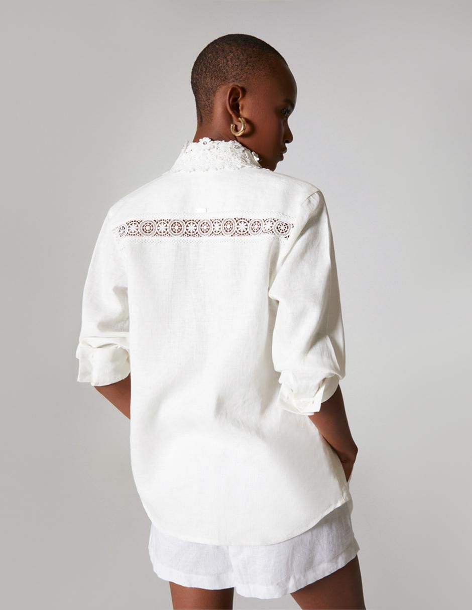 Blusa manga 3/4 para mujer