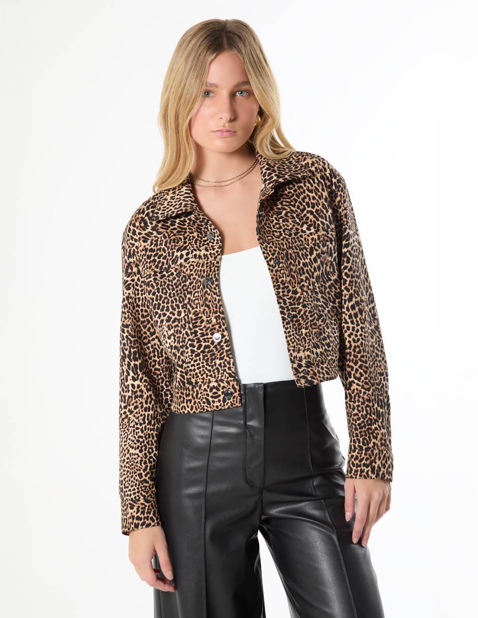 Chamarra casual Animal Summer para mujer