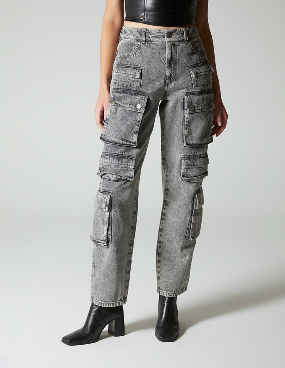 Jeans cargo baggy para mujer Jeans cargo baggy para mujer