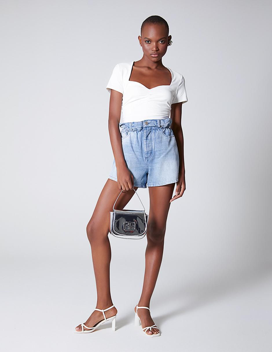 Short de mezclilla para mujer 4