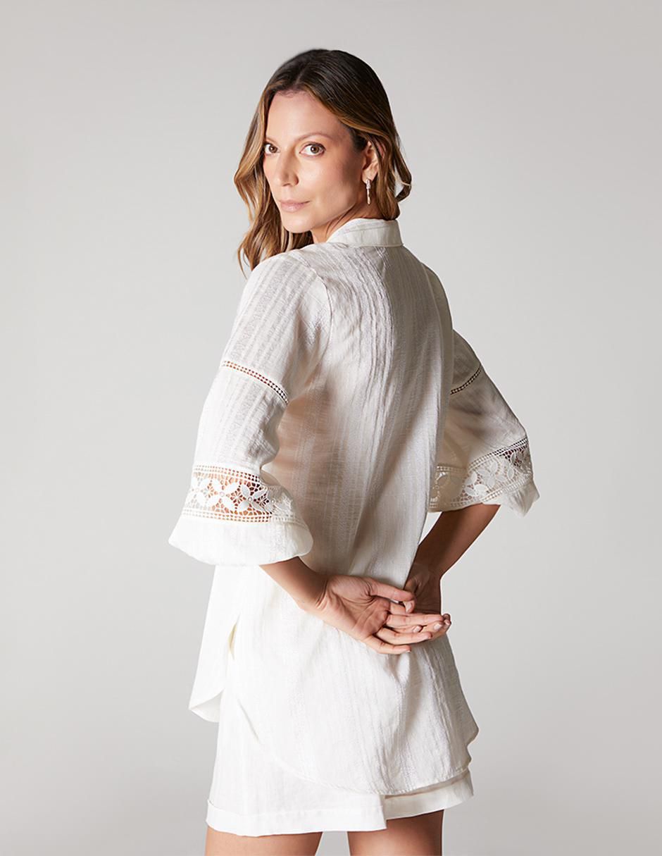 Blusa manga 3/4 para mujer 4