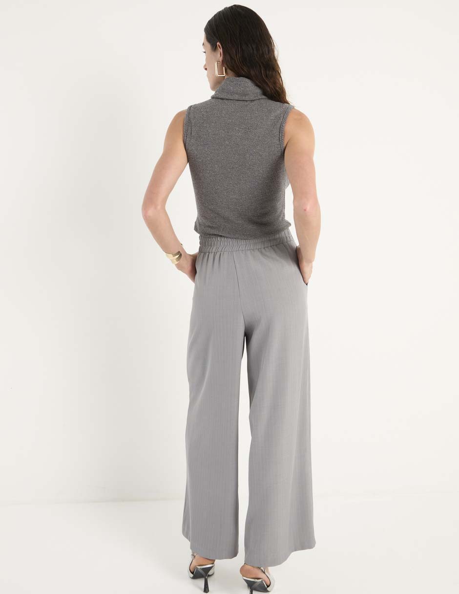 Pantalón de vestir amplio para mujer 2