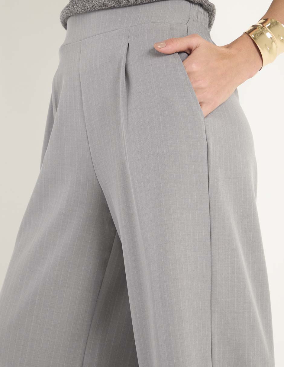 Pantalón de vestir amplio para mujer 4