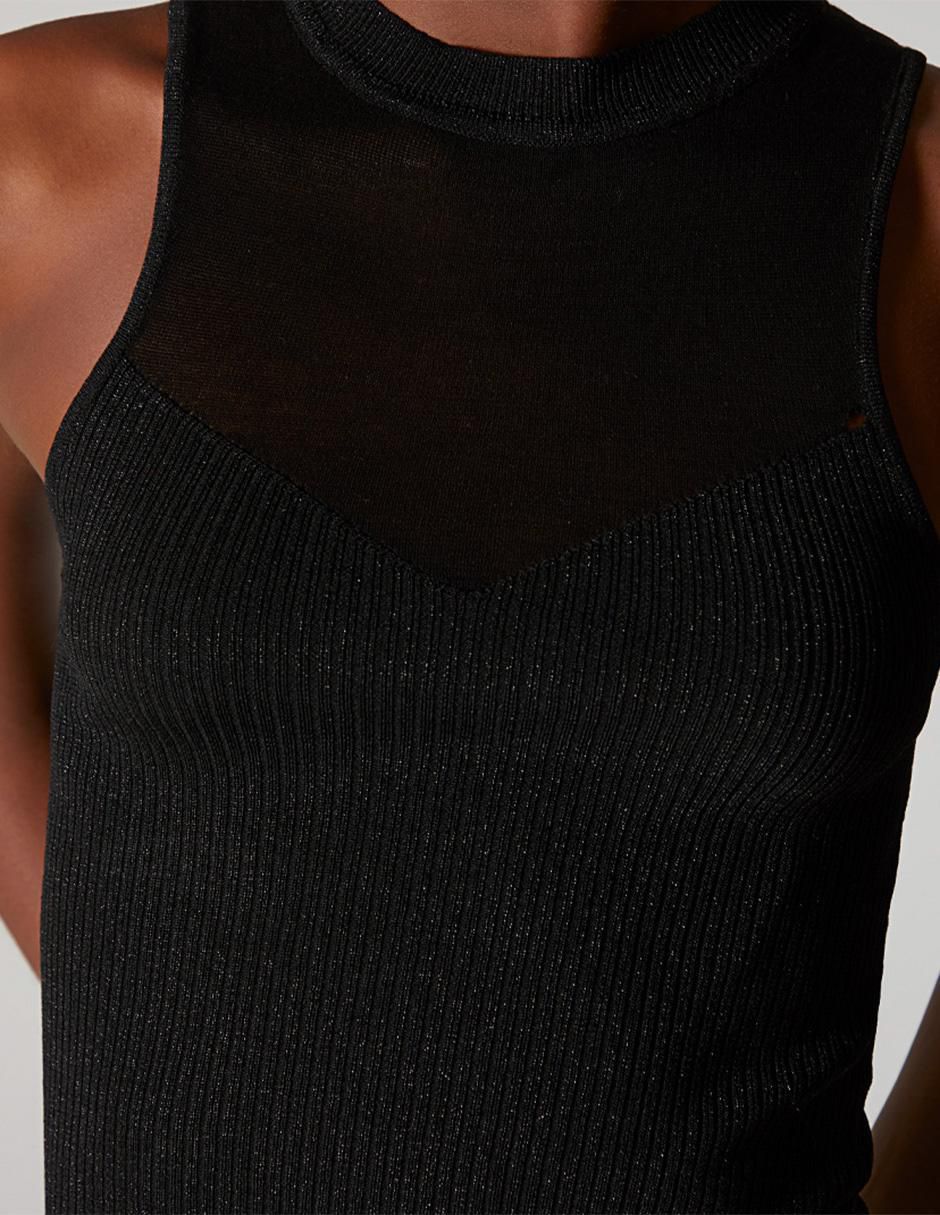 Playera tank Sisa cuello redondo para mujer 2