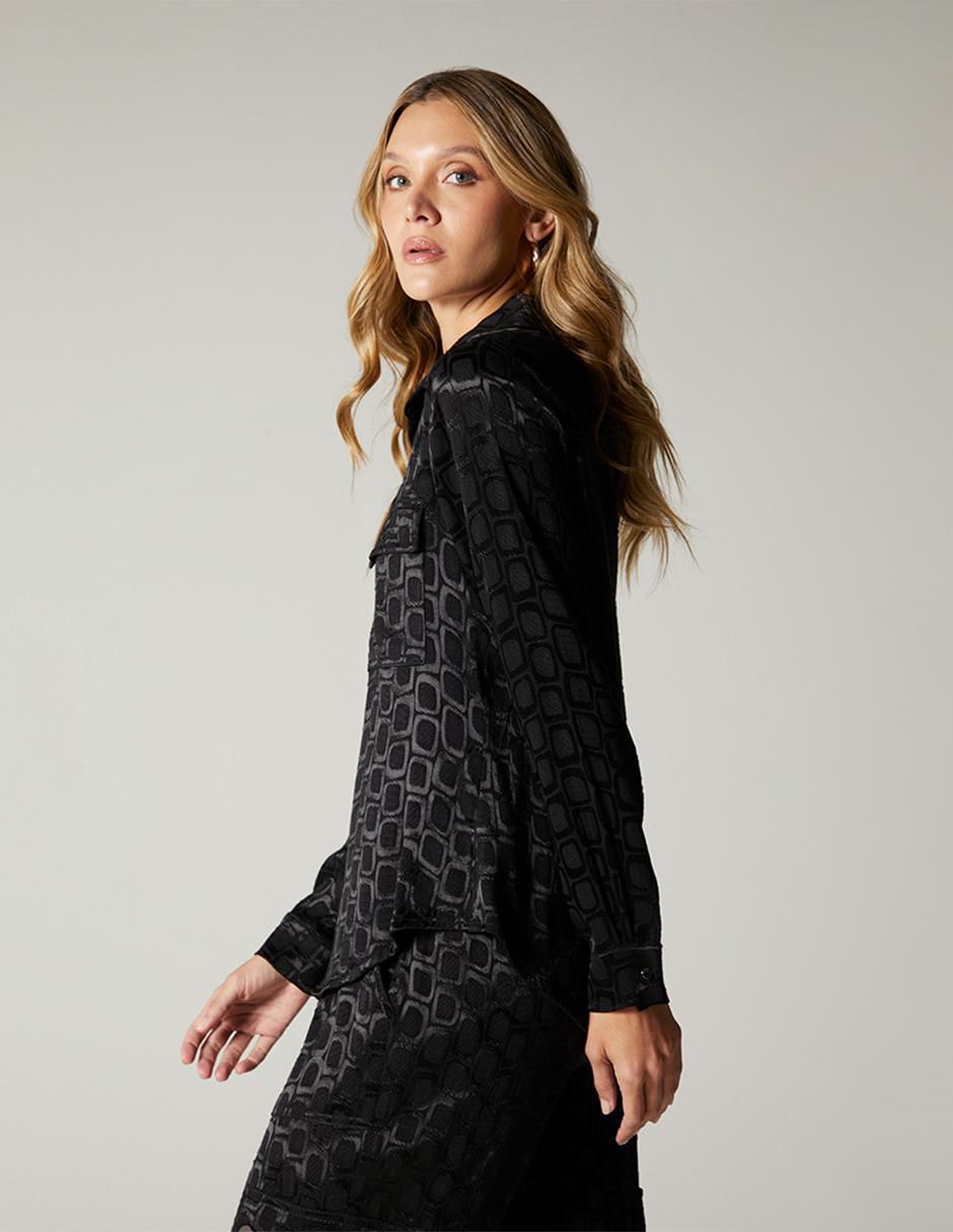 Blusa studio f "manga" larga "para mujer"
