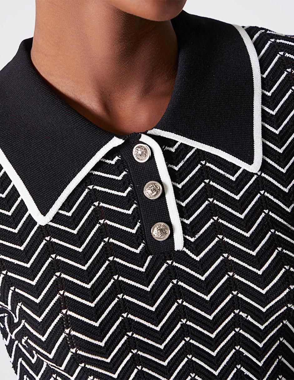 Playera tipo polo Studio F para mujer