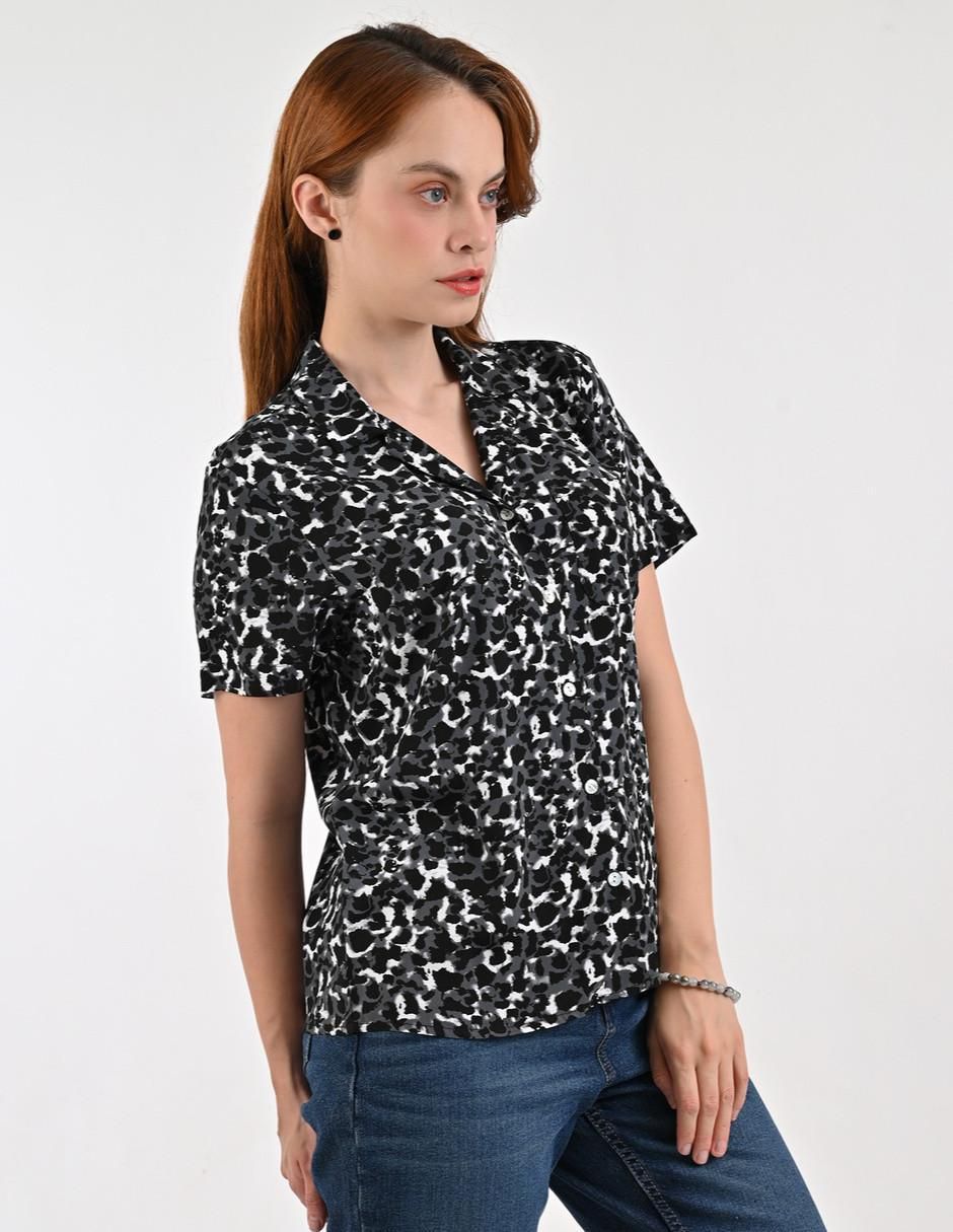 Blusa manga corta para mujer 3