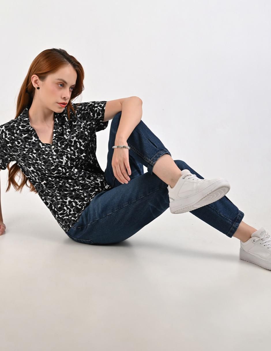 Blusa manga corta para mujer 6