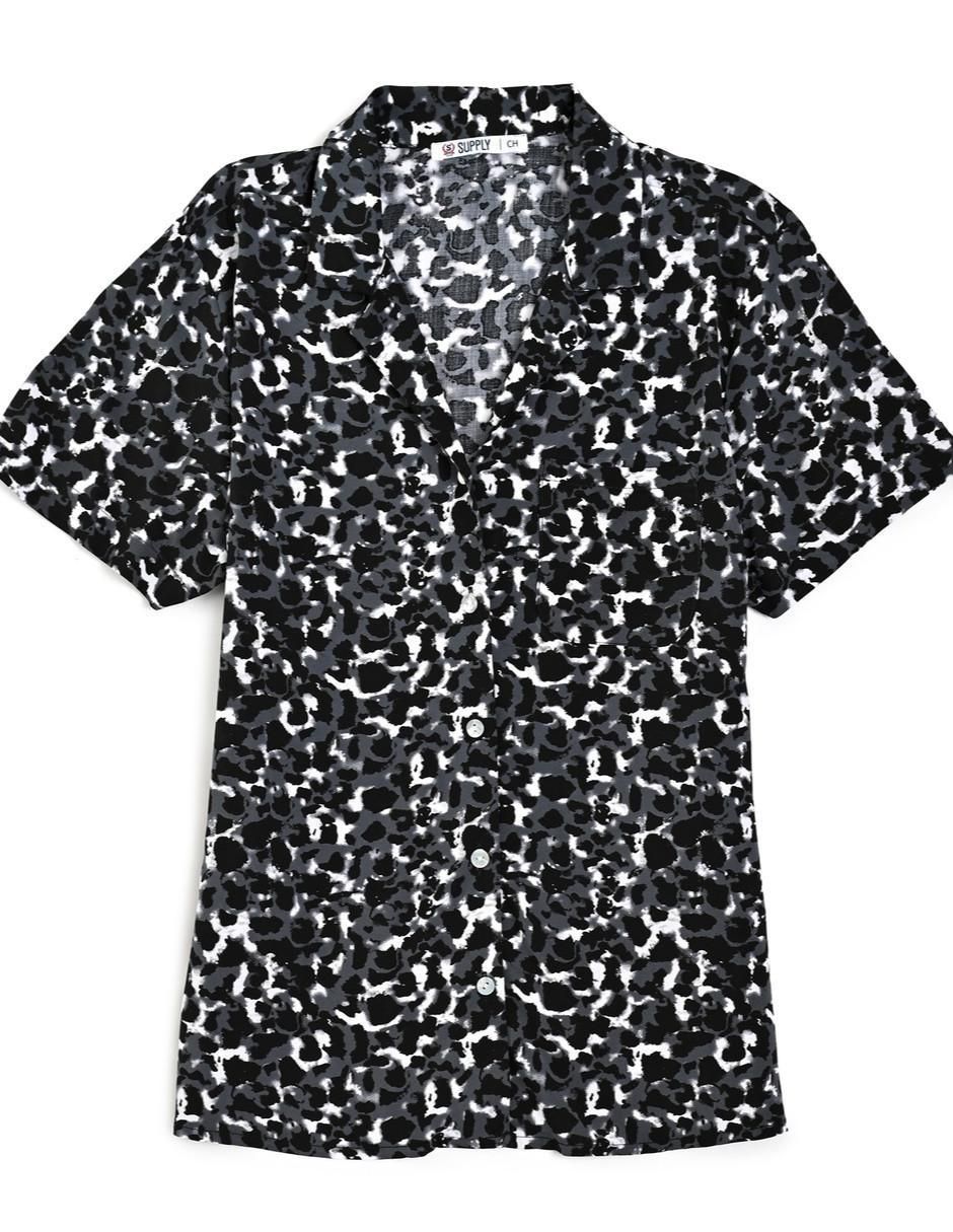 Blusa manga corta para mujer 7