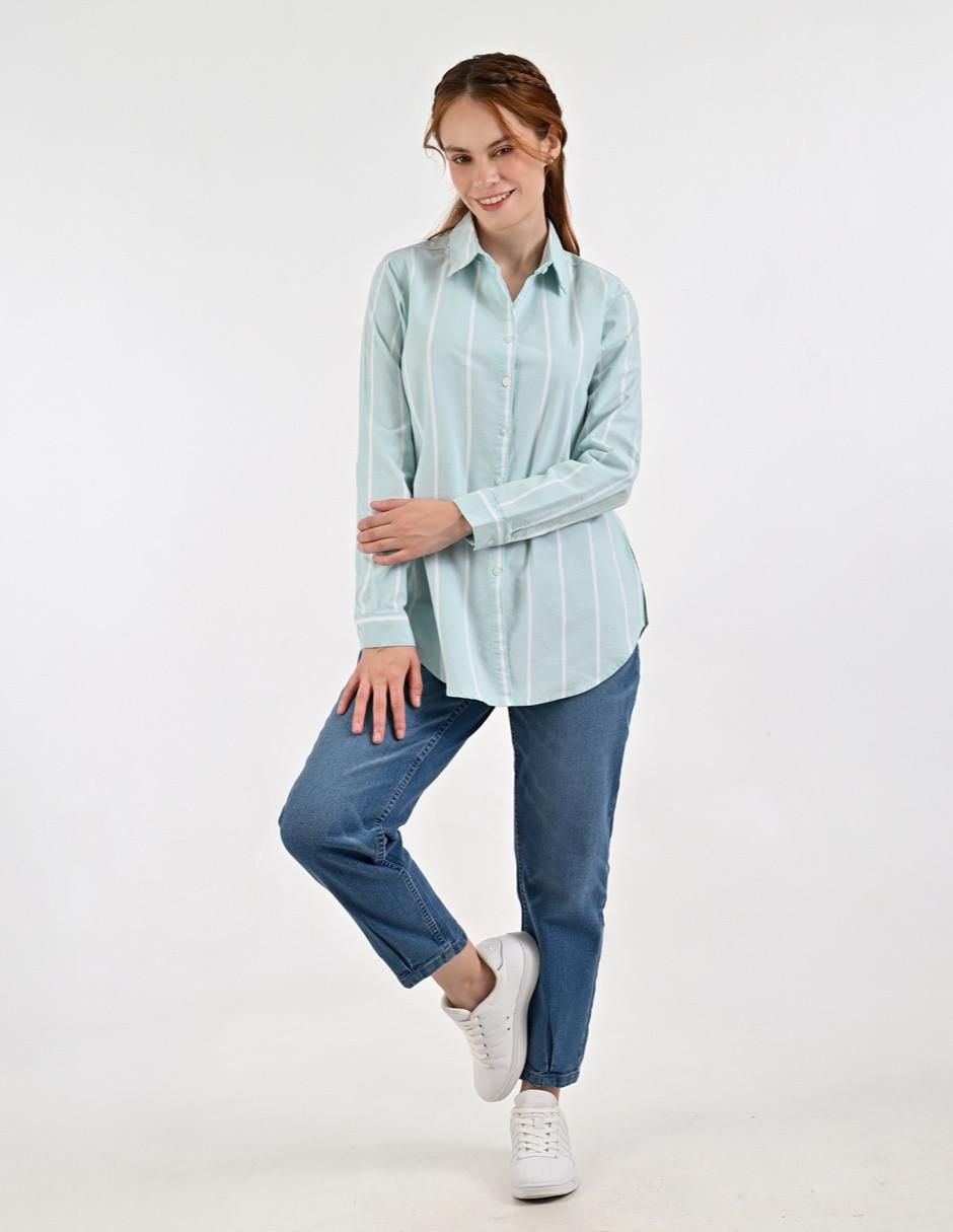 Blusa manga larga para mujer 5