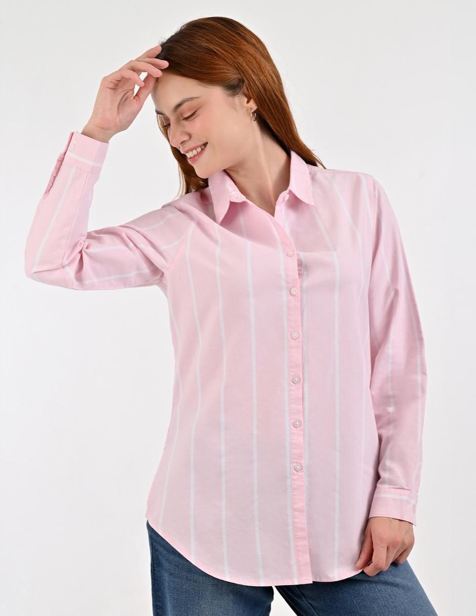 Blusa manga larga para mujer